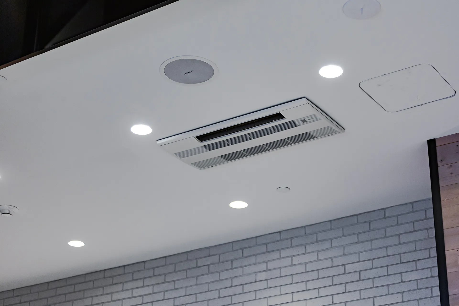 Ceiling Cassette Unit in Commercial Space