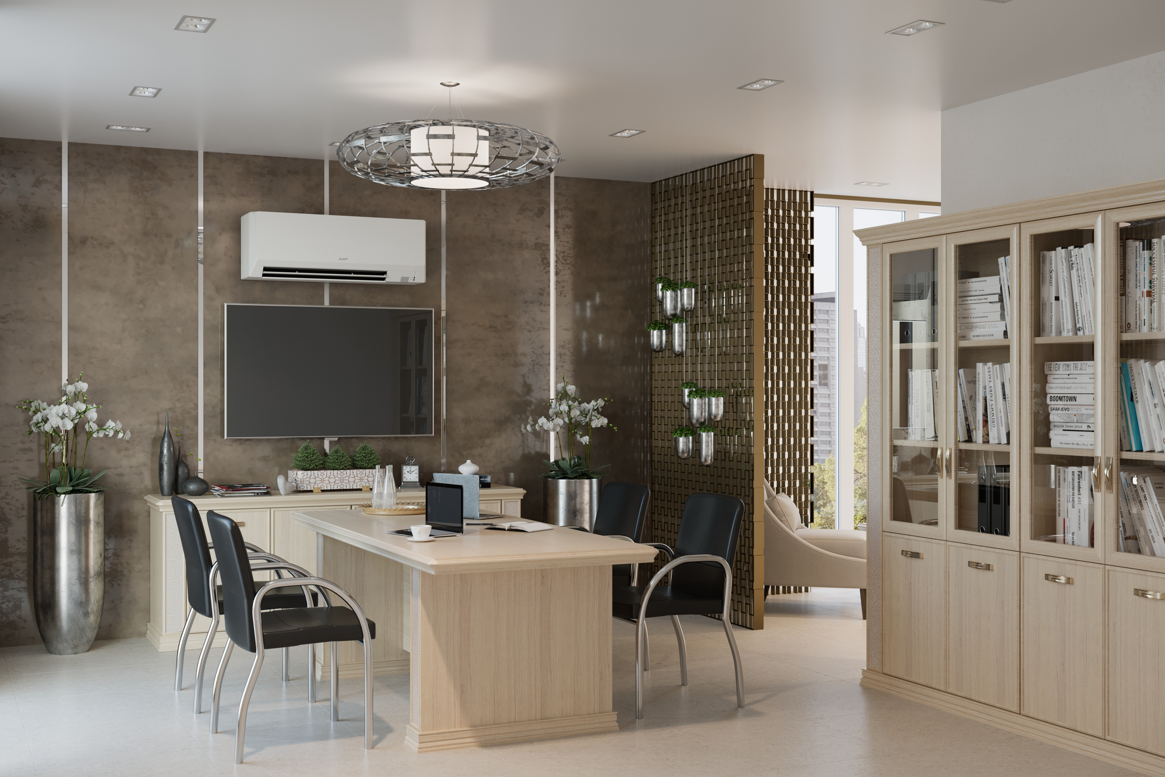 wall mounted indoor unit conference room