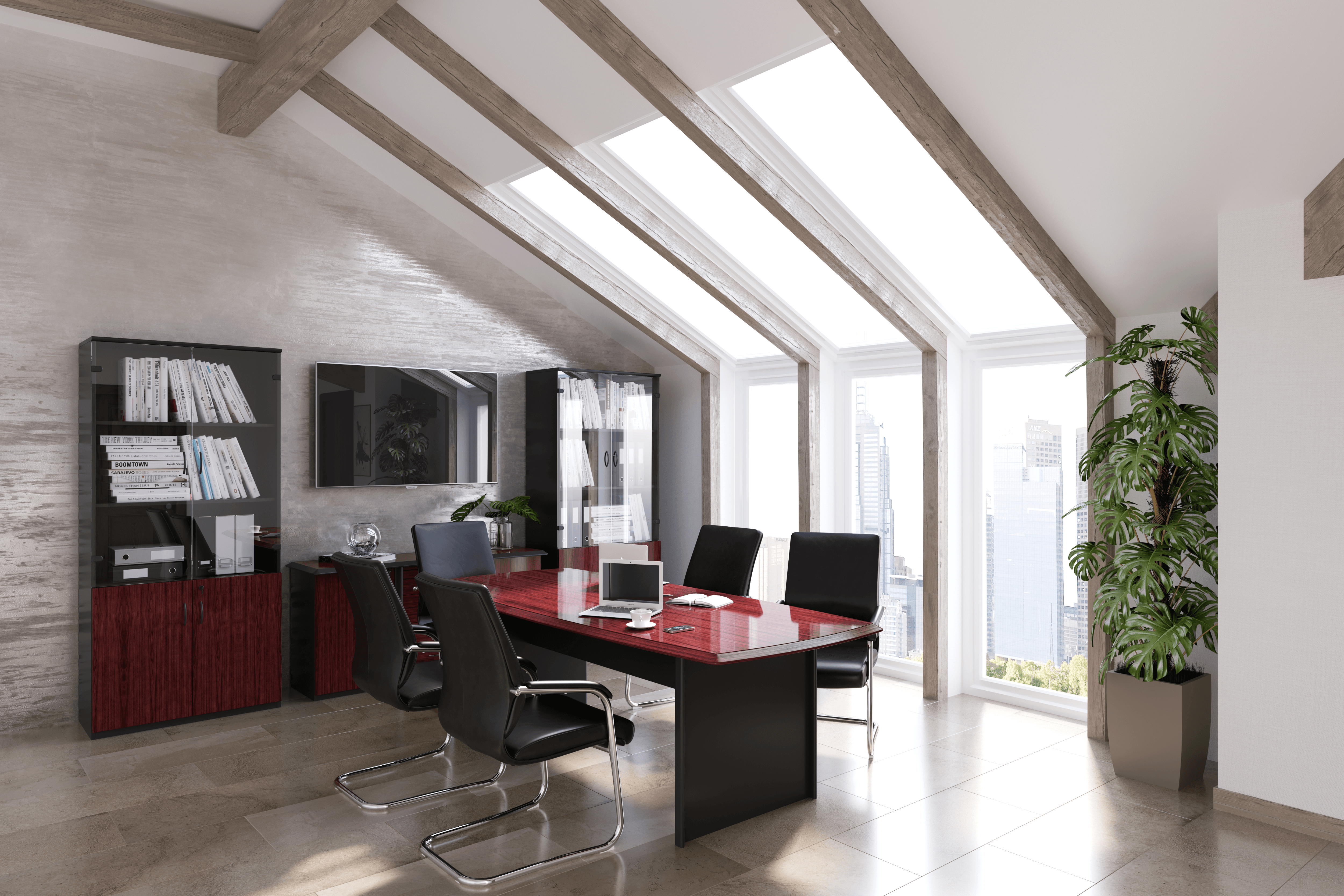 wall-mounted Indoor unit Office with window