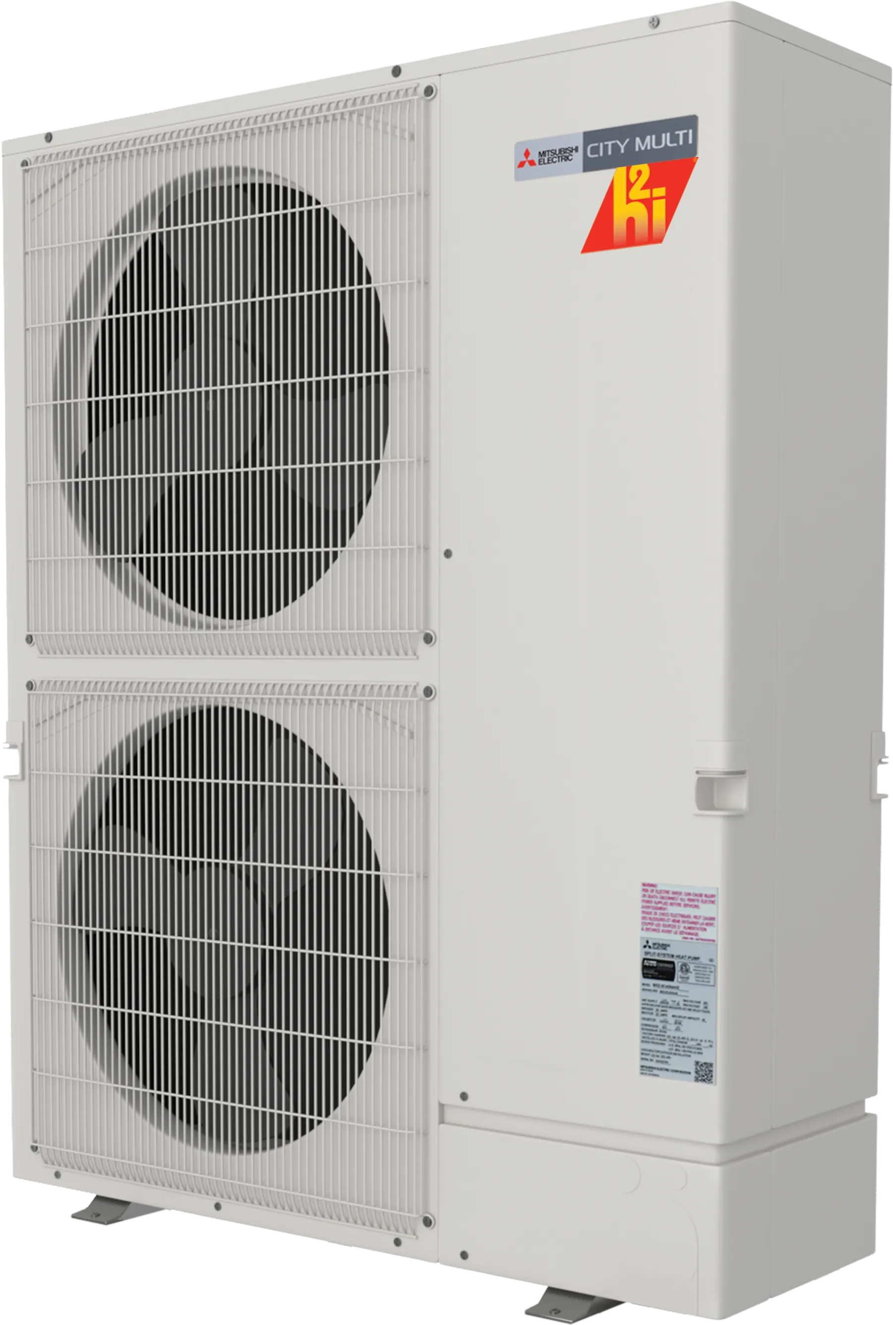 Single phase multi-zone hyper-heating heat pump right side