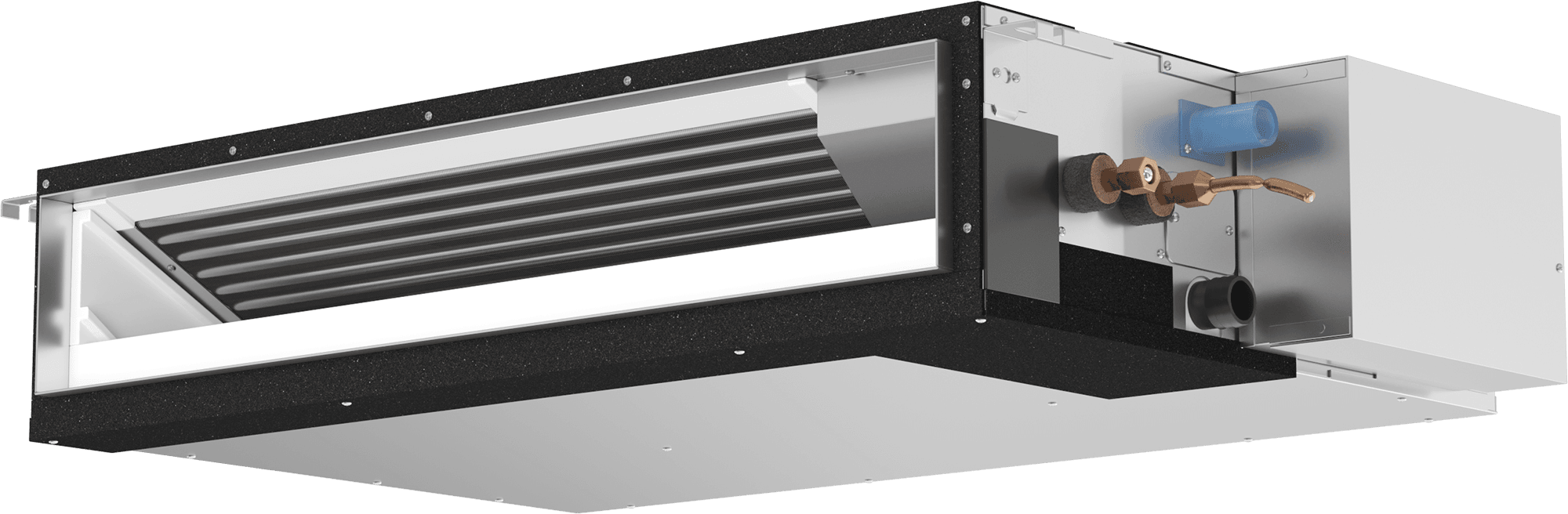 Low-static horizontal-ducted indoor unit