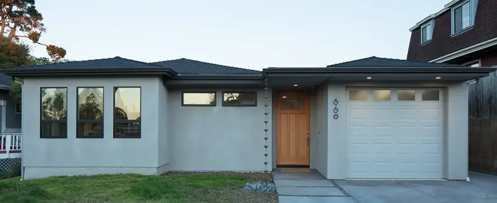 Loomis House architecture door house family window garage home entrance wood building outdoors facade luxury roof doorway sky travel old