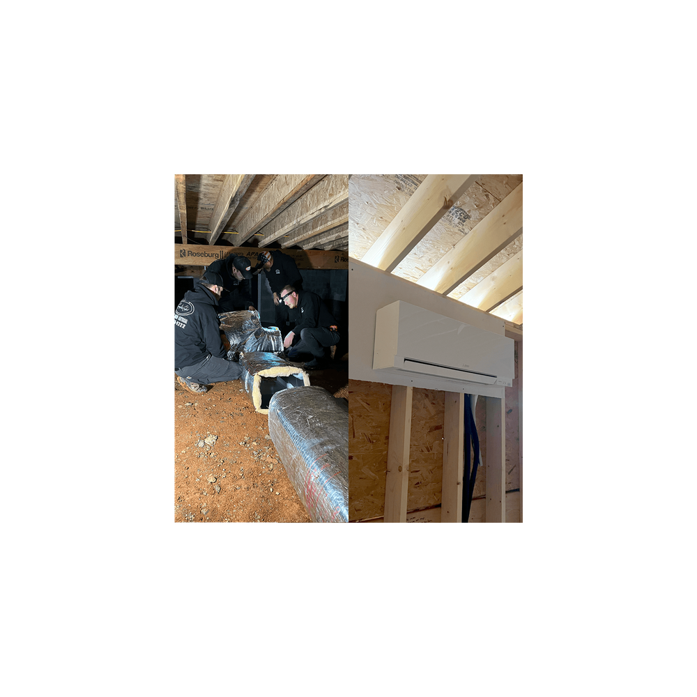 split image HVAC wall mount
