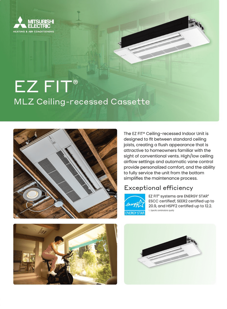 EZ FIT Ceiling-recessed Cassette Product Launch Guide