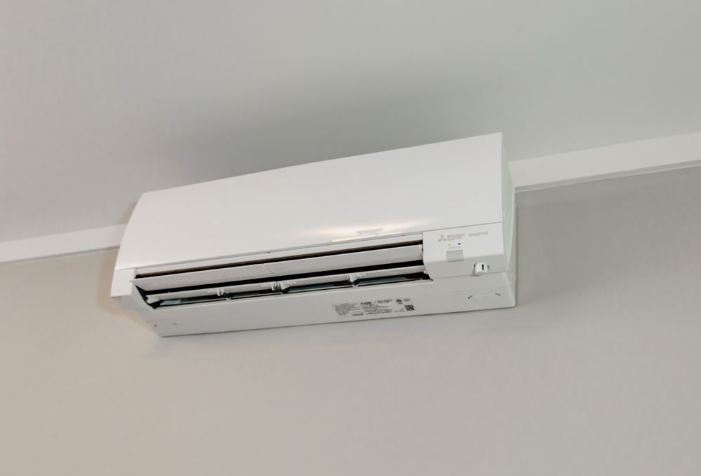 Indoor wall-mounted unit at Kuntz residence