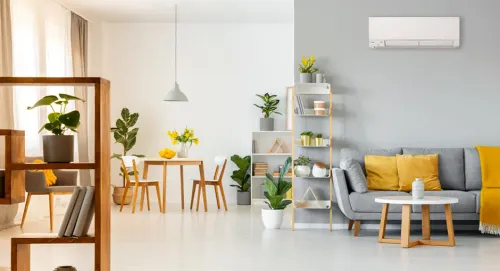 How the Right HVAC System Can Improve Your Home’S Health contemporary indoors family parquet room comfort minimalist chair vase seat table apartment sofa luxury shelf inside