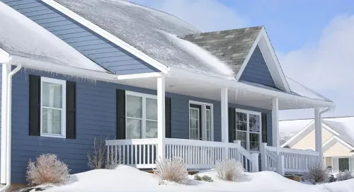 Inverter Heat Pump Technology Explained house family home window porch architecture suburban estate luxury real property roof yard bungalow residential wood upscale realty mortgage